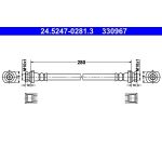 ATE | Bremsschlauch | 24.5247-0281.3