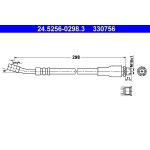 ATE | Bremsschlauch | 24.5256-0298.3