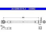 ATE | Bremsschlauch | 24.5259-0315.3