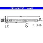 ATE | Bremsschlauch | 24.5262-0575.3