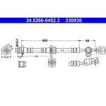 ATE | Bremsschlauch | 24.5266-0452.3