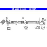 ATE | Bremsschlauch | 24.5266-0453.3