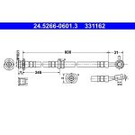 ATE | Bremsschlauch | 24.5266-0601.3