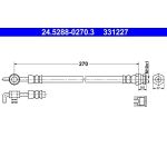 ATE | Bremsschlauch | 24.5288-0270.3