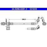 ATE | Bremsschlauch | 24.5296-0281.3