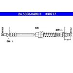 ATE | Bremsschlauch | 24.5308-0489.3