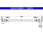 ATE | Bremsschlauch | 83.6101-0520.3