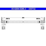 ATE | Bremsschlauch | 83.6204-0280.3