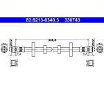 ATE | Bremsschlauch | 83.6213-0340.3