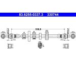 ATE | Bremsschlauch | 83.6255-0337.3