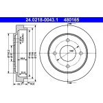 ATE | Bremstrommel | 24.0218-0043.1