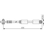 BOSCH | Bremsschlauch | 1 987 476 172