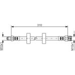 BOSCH | Bremsschlauch | 1 987 476 217