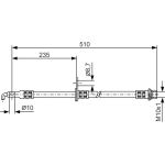 BOSCH | Bremsschlauch | 1 987 476 355