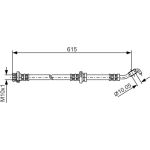 BOSCH | Bremsschlauch | 1 987 476 362