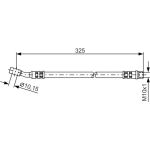 BOSCH | Bremsschlauch | 1 987 476 394