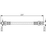 BOSCH | Bremsschlauch | 1 987 476 564