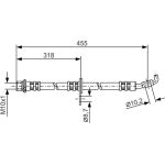 BOSCH | Bremsschlauch | 1 987 476 727