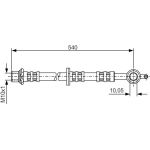 BOSCH | Bremsschlauch | 1 987 476 833