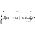 BOSCH | Bremsschlauch | 1 987 476 834