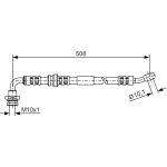 BOSCH | Bremsschlauch | 1 987 476 932