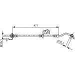 BOSCH | Bremsschlauch | 1 987 481 715