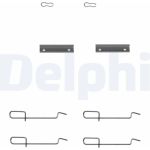Delphi | Zubehörsatz, Scheibenbremsbelag | LX0142