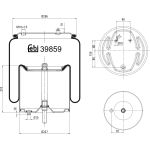 FEBI BILSTEIN 39859 Federbalg, Luftfederung