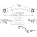 FEBI BILSTEIN 184960 Querlenker, Lenker, Radaufhängung