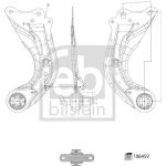 FEBI BILSTEIN 186459 Querlenker, Lenker, Radaufhängung