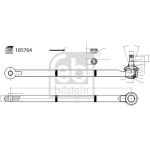 FEBI BILSTEIN 185764 Spurstangenkopf