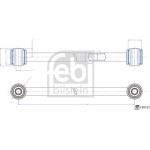 FEBI BILSTEIN 188187 Stange/Strebe, Radaufhängung