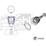 FEBI BILSTEIN 183628 Trag-/Führungsgelenk