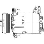 Mahle | Kompressor, Klimaanlage | ACP 1357 000P