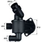 Mahle | Thermostat, Kühlmittel | TI 34 87