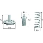 Mahle | Thermostat, Kühlmittel | TX 183 80D