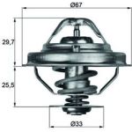 Mahle | Thermostat, Kühlmittel | TX 38 80D