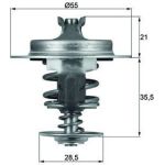 Mahle | Thermostat, Kühlmittel | TX 67 83D