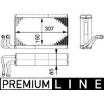 Mahle | Verdampfer, Klimaanlage | AE 68 000P