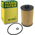 MANN-FILTER HU 7020 z Ölfilter mit Dichtung