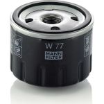 MANN-FILTER W 77 Ölfilter 3/4-16 UNF, mit Rücklaufsperrventil, Anschraubfilter