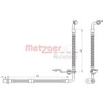 Metzger | Bremsschlauch | 4110879