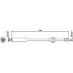 Metzger | Bremsschlauch | 4111470