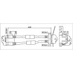 Metzger | Bremsschlauch | 4111557