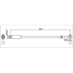 Metzger | Bremsschlauch | 4112042