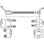 Metzger | Bremsschlauch | 4112539