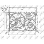 NRF | Lüfter, Motorkühlung | 47754