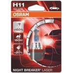 Osram | Glühlampe, Fernscheinwerfer | NIGHT BREAKER® LASER H11 Einzelblister | 64211NL-01B