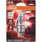 Osram | Glühlampe, Fernscheinwerfer | NIGHT BREAKER® LASER H4 Einzelblister | 64193NL-01B