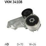 SKF | Spannrolle, Keilrippenriemen | VKM 34108